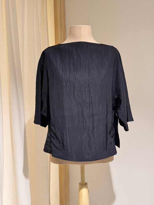 W - Bascom Top Blouse - STUDIO NICHOLSON - Black