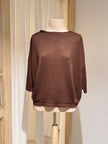 LINEN PULL KNIT BOAT NECK - MA'RY'YA