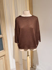 LINEN PULL KNIT BOAT NECK - MA'RY'YA
