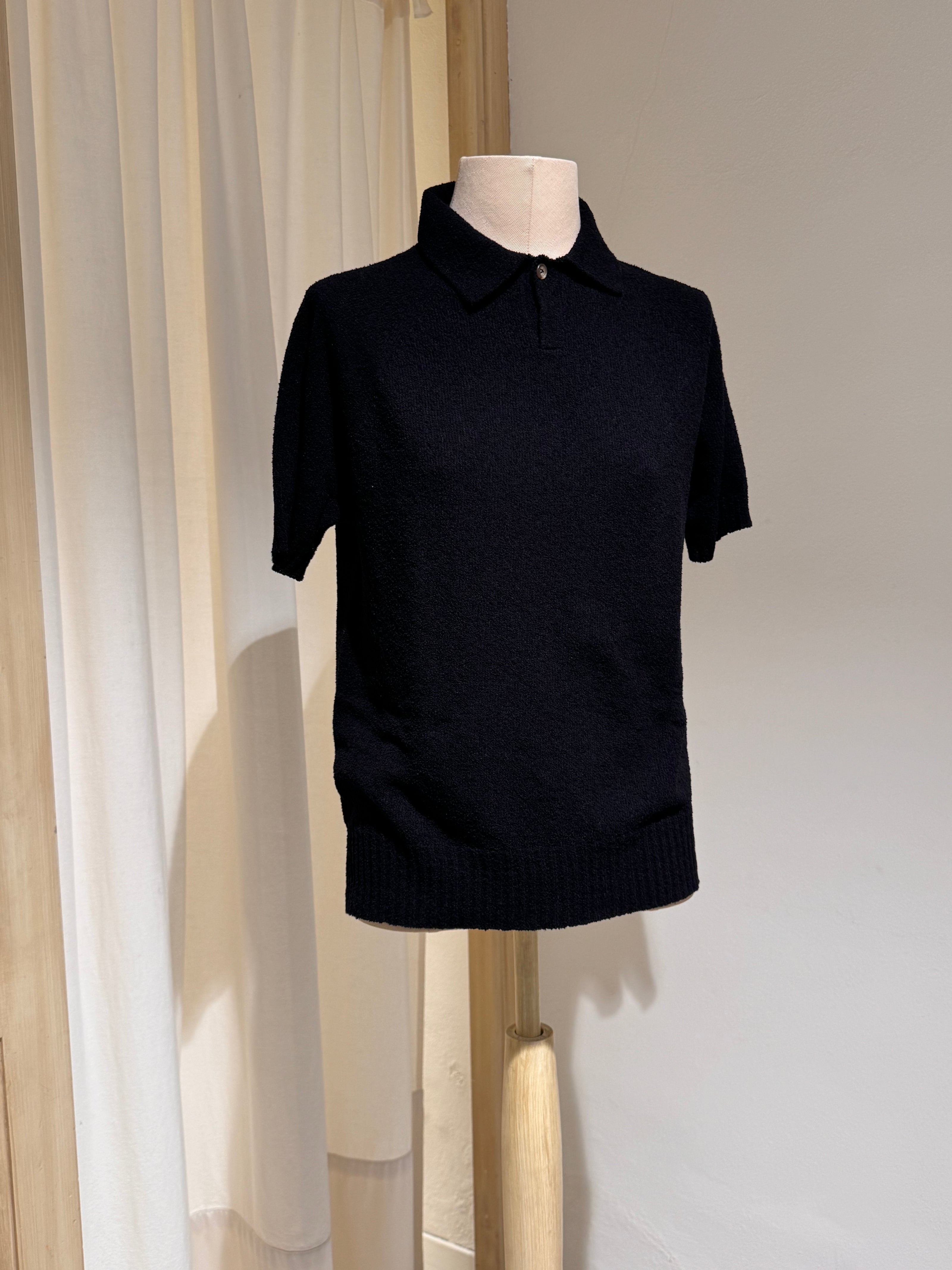 BOUCLÉ POLO SHIRT - MA'RY'YA