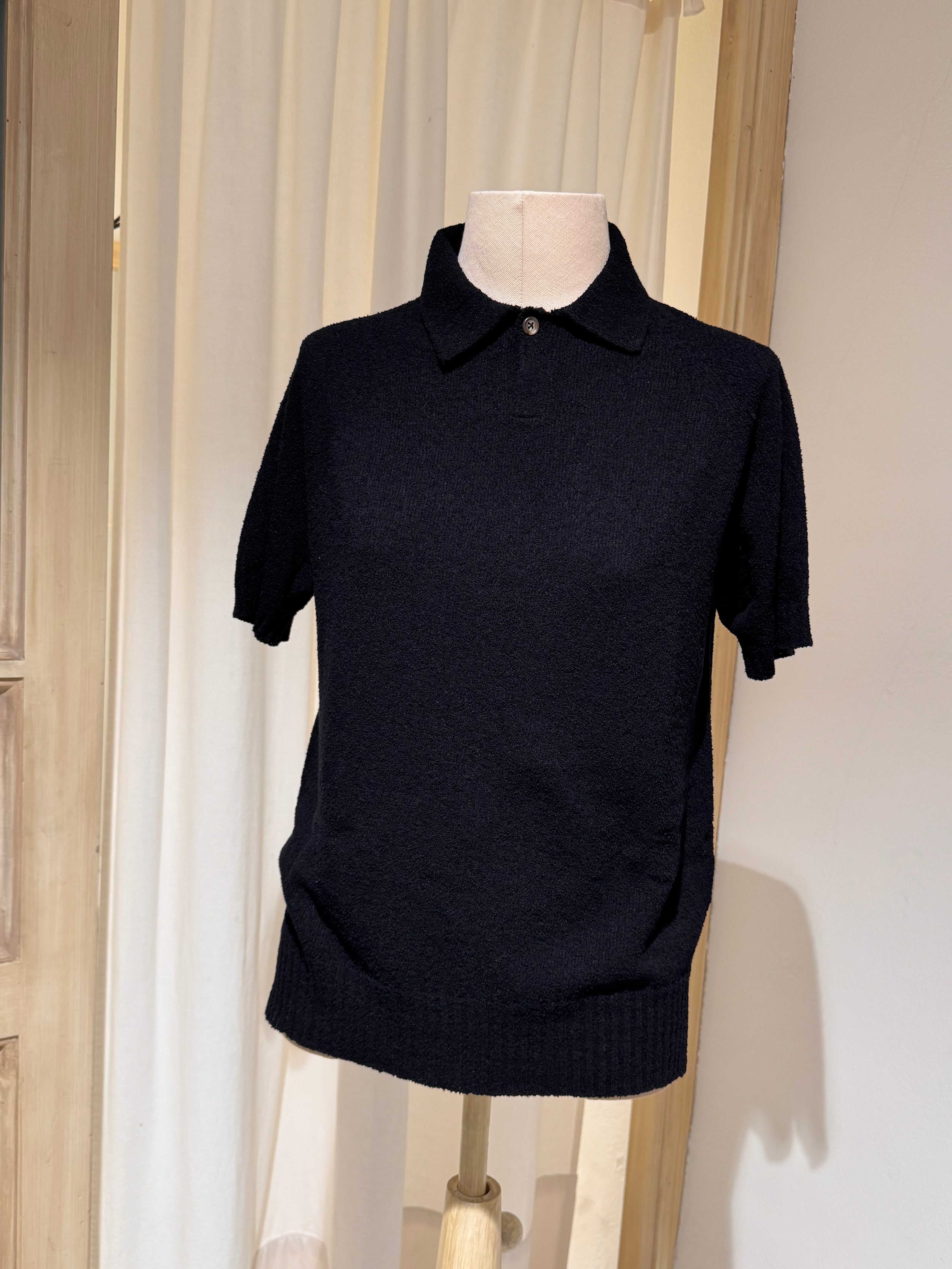 BOUCLÉ POLO SHIRT - MA'RY'YA