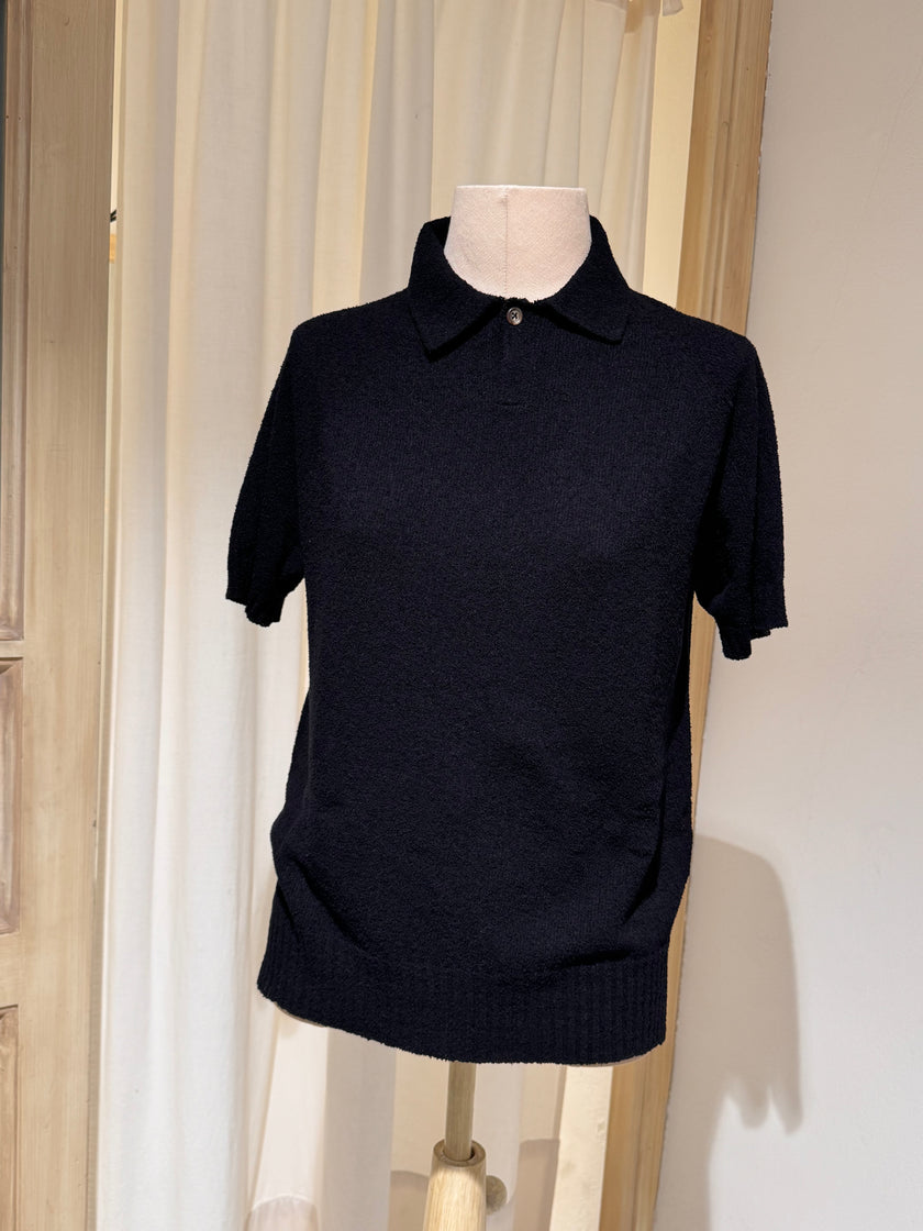 BOUCLÉ POLO SHIRT - MA'RY'YA