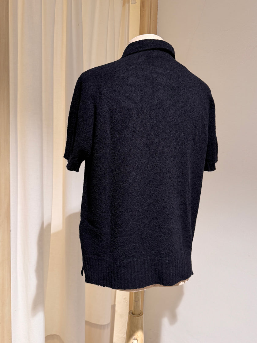 BOUCLÉ POLO SHIRT - MA'RY'YA