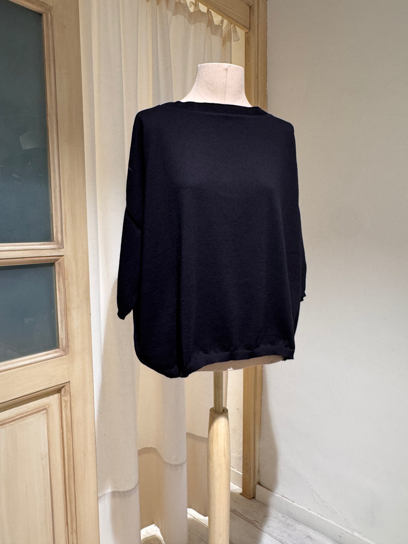 COTTON KNITWEAR BOAT NECK - MA'RY'YA