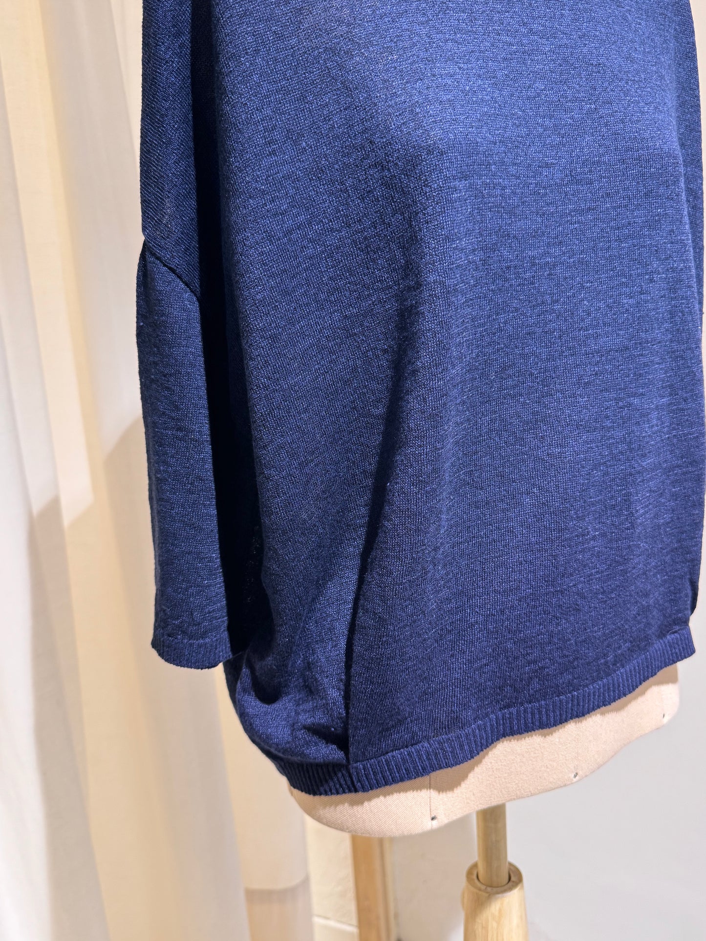 LINEN PULL KNIT BOAT NECK - MA'RY'YA