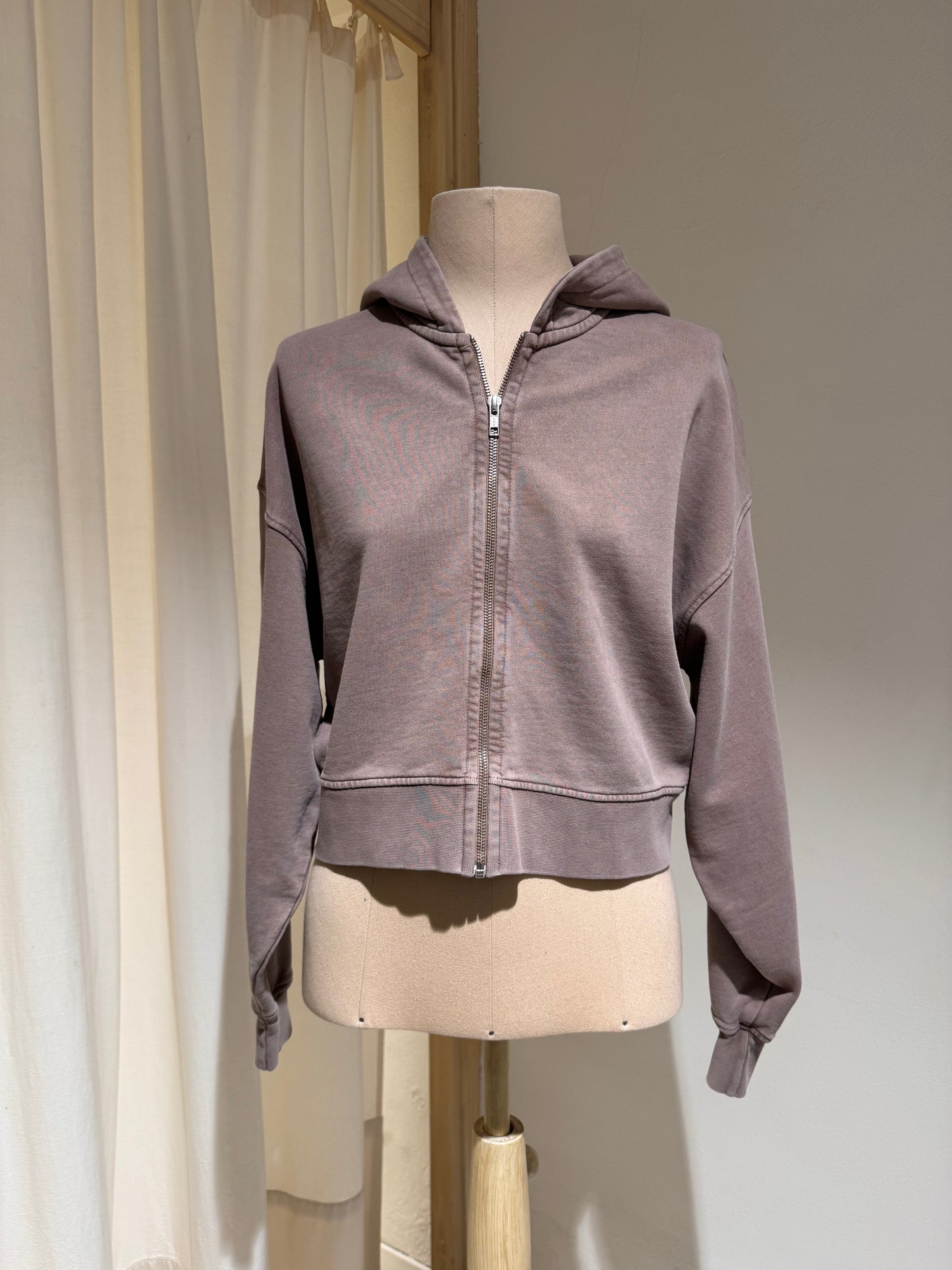 ORGANIC CROP ZIP HOOD - COLORFUL STANDARD
