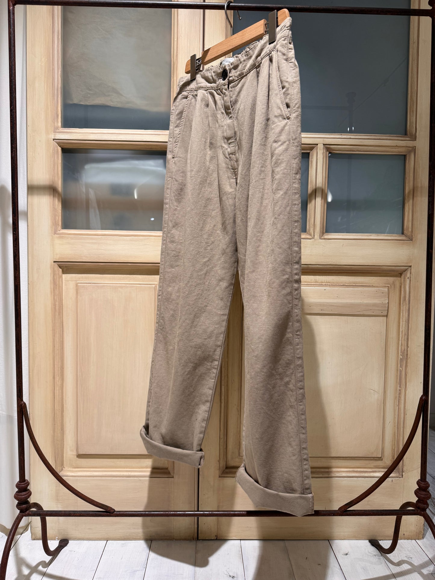 W - Pillow regular trousers - BELLEROSE - Clay