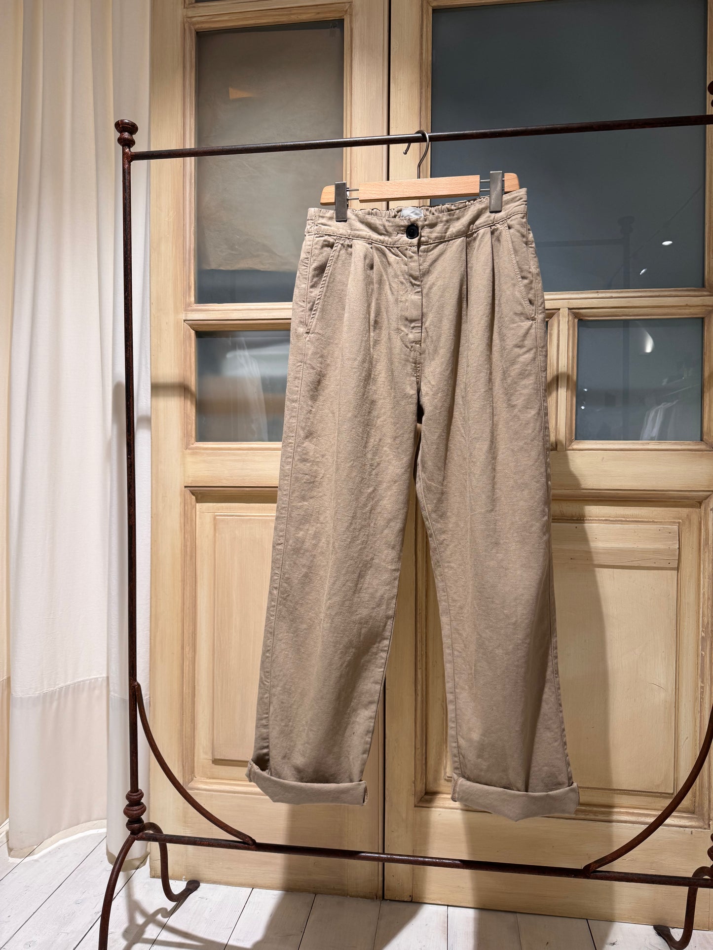 W - Pillow regular trousers - BELLEROSE - Clay