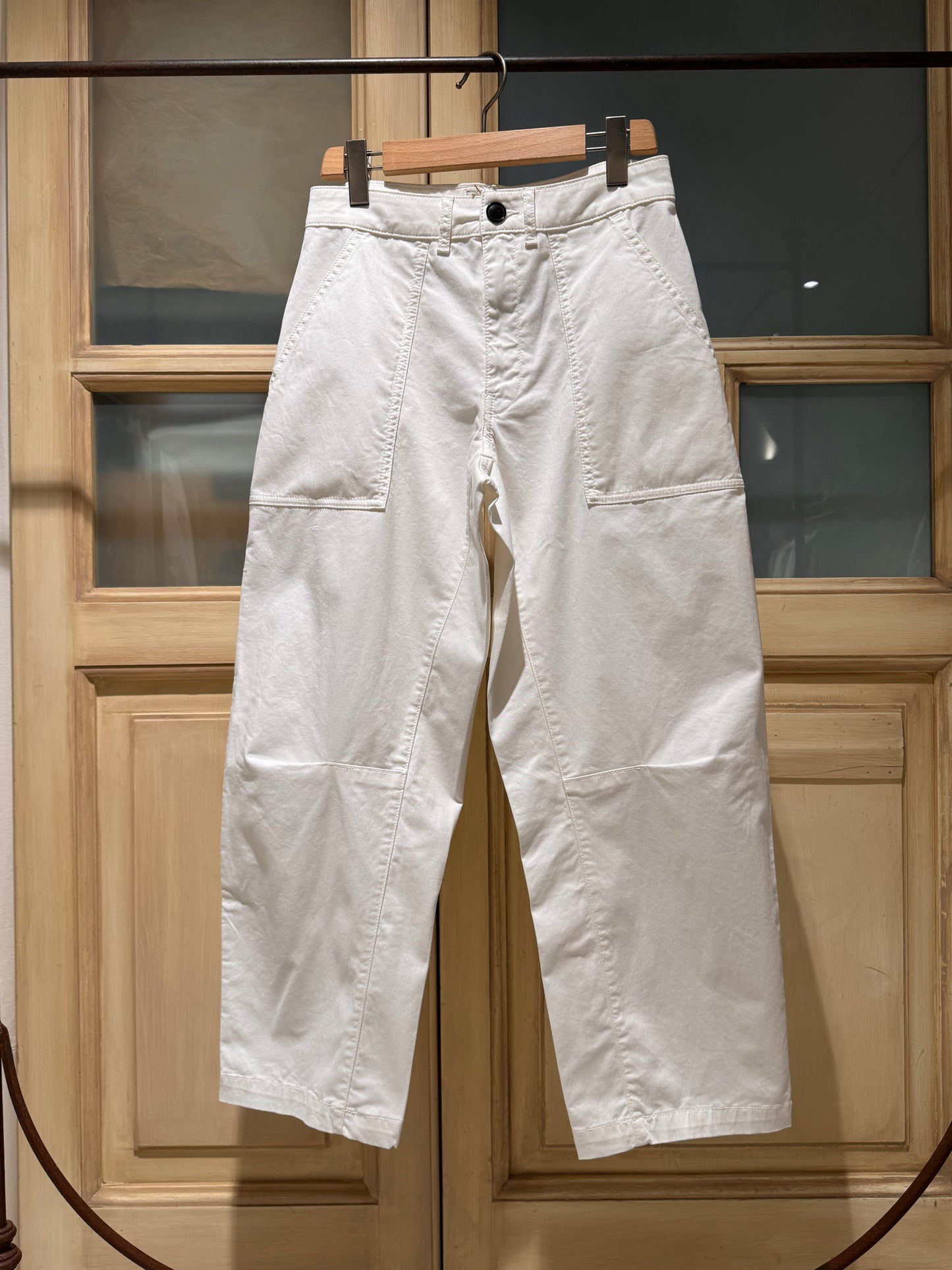 W - Kiara relaxed trousers - BELLEROSE - White