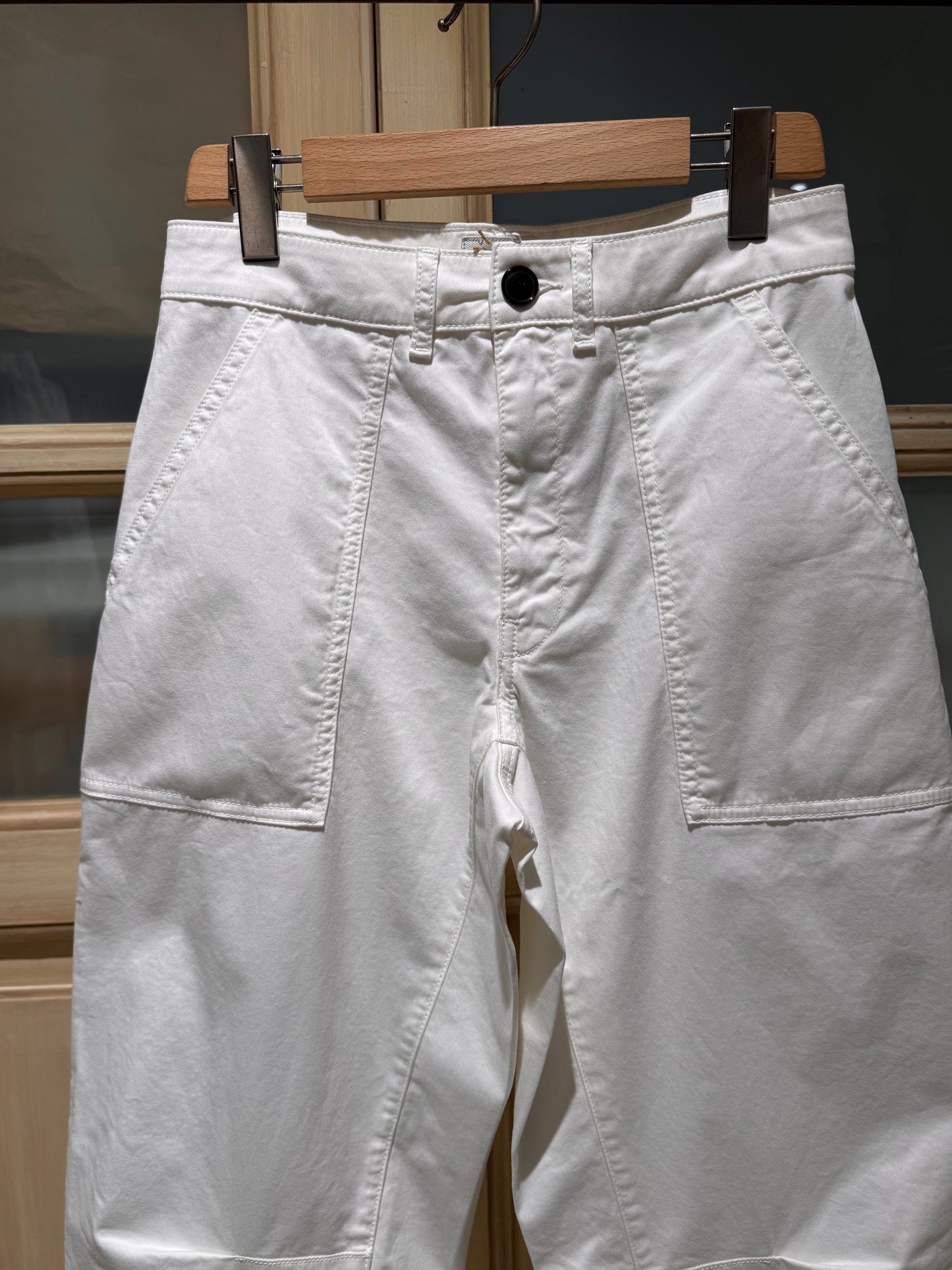 W - Kiara relaxed trousers - BELLEROSE - White