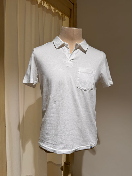 M - SHORT SLEEVE POLO - MERZ B SCHWANEN - WHITE