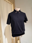 KNITTED COTTON POLO - PAUL SMITH
