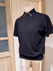 KNITTED COTTON POLO - PAUL SMITH
