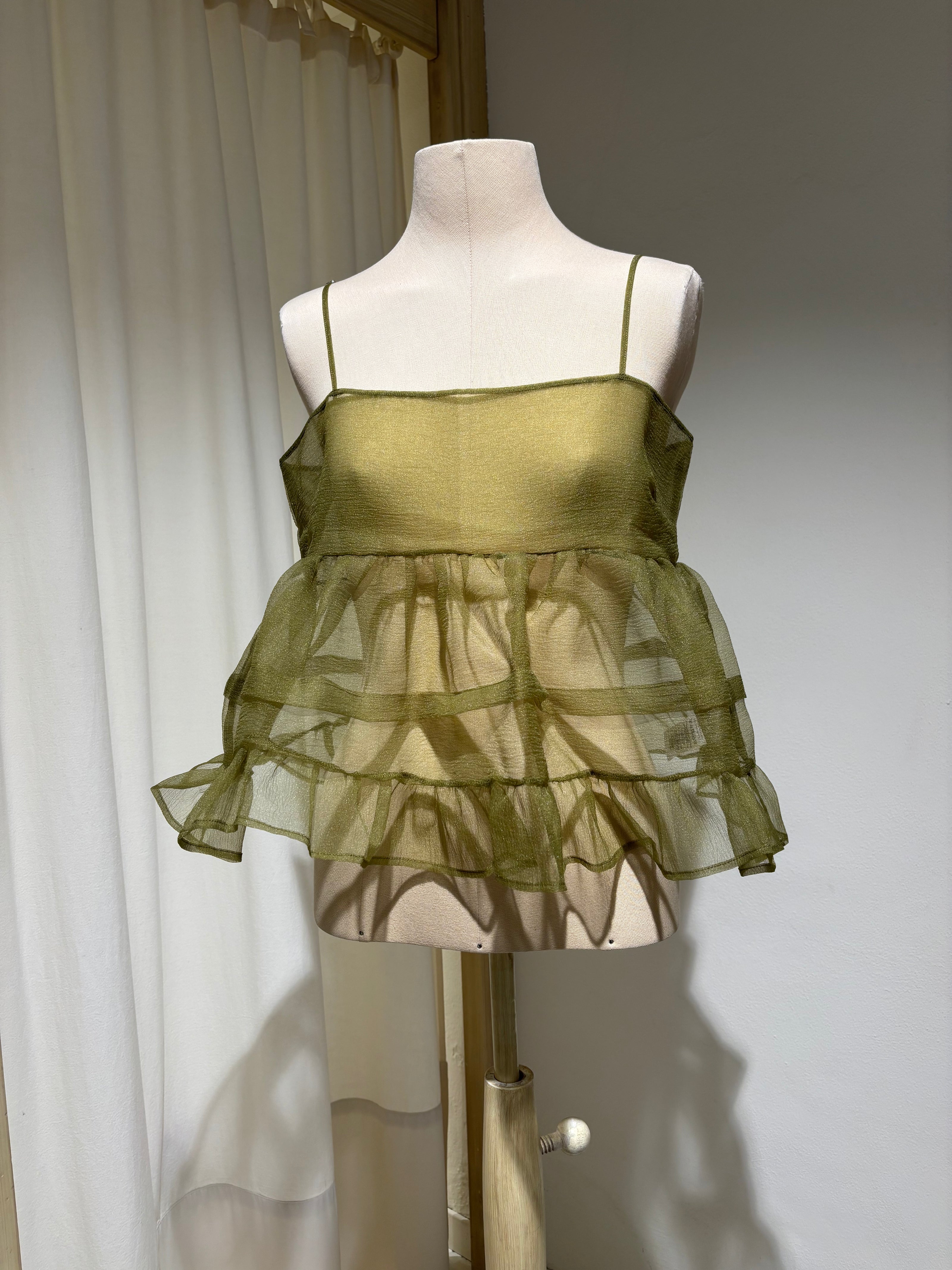 BABYDOLL ORGANZA TOP - ESTHE