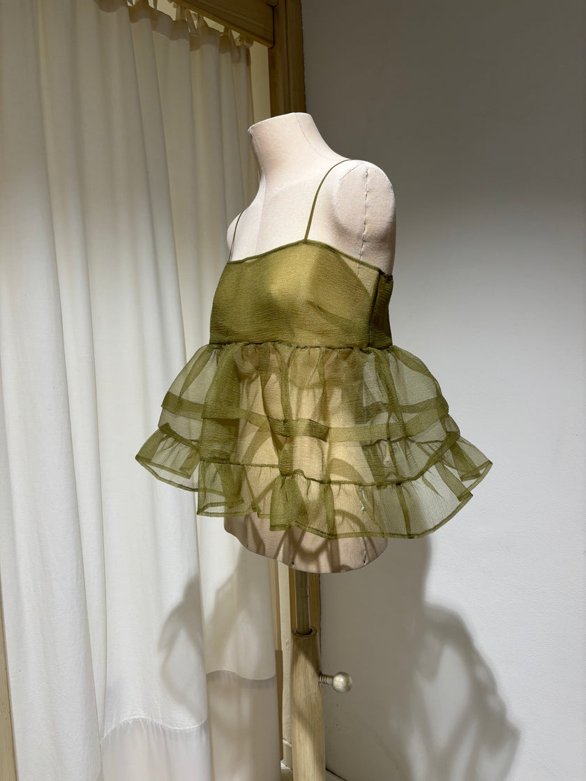 BABYDOLL ORGANZA TOP - ESTHE