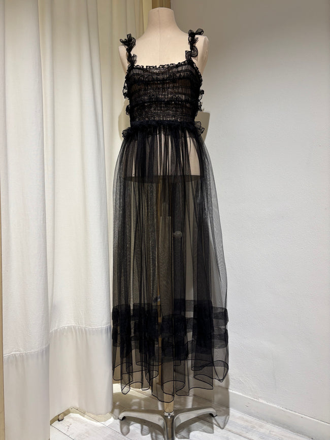 TULLE RUFFLE SUNDRESS - ESTHE