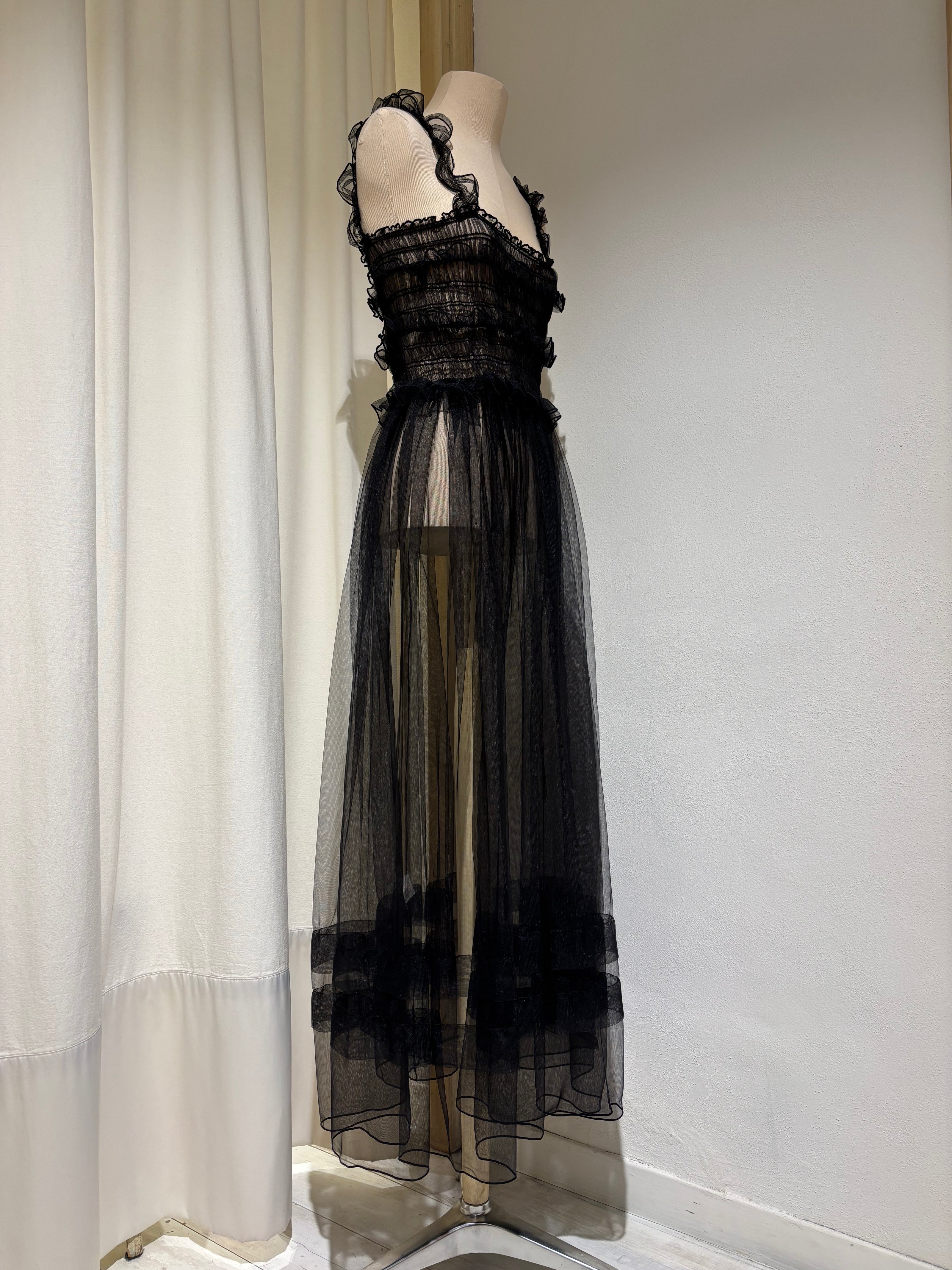 TULLE RUFFLE SUNDRESS - ESTHE