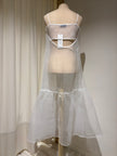 CUT OUT ORGANZA DRESS - ESTHE