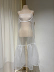 CUT OUT ORGANZA DRESS - ESTHE