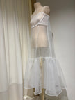 CUT OUT ORGANZA DRESS - ESTHE