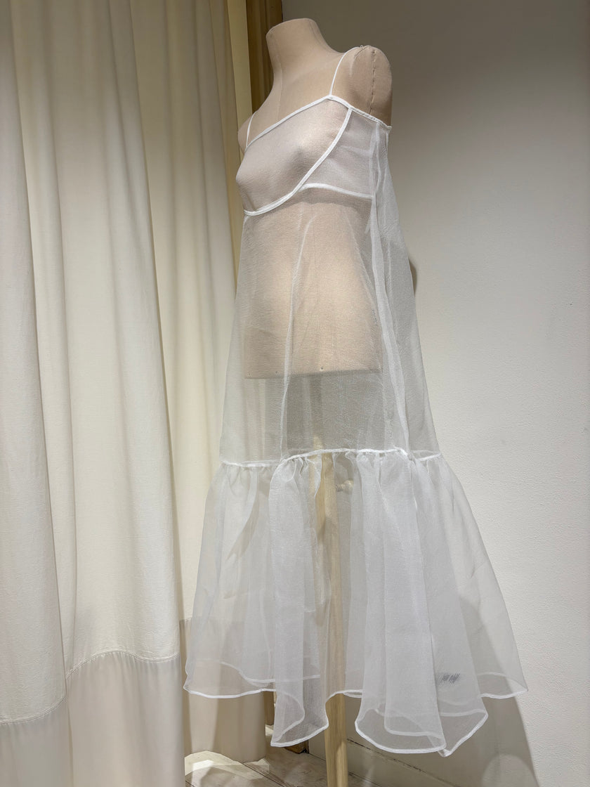 CUT OUT ORGANZA DRESS - ESTHE