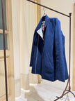 W REVERSIBLE BLAZER - I LOVE PÈRO - Blue/LibertyFlowers
