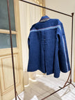 W REVERSIBLE BLAZER - I LOVE PÈRO - Blue/LibertyFlowers