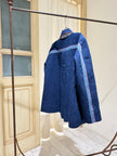 W REVERSIBLE BLAZER - I LOVE PÈRO - Blue/LibertyFlowers