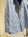 W REVERSIBLE BLAZER - I LOVE PÈRO - Blue/LibertyFlowers