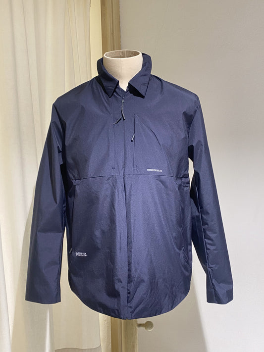 M JENS GORE-TEX INFINITUM INSULATED SHIRT JACKET - NORSE PROJECTS - DARK NAVY
