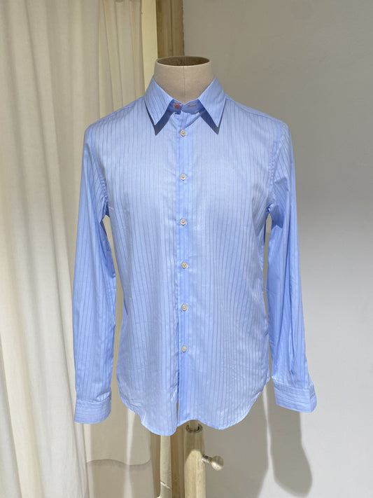 M TAILORED FIT LONG SLEEVE SHIRT - PS PAUL SMITH - SKY BLUE