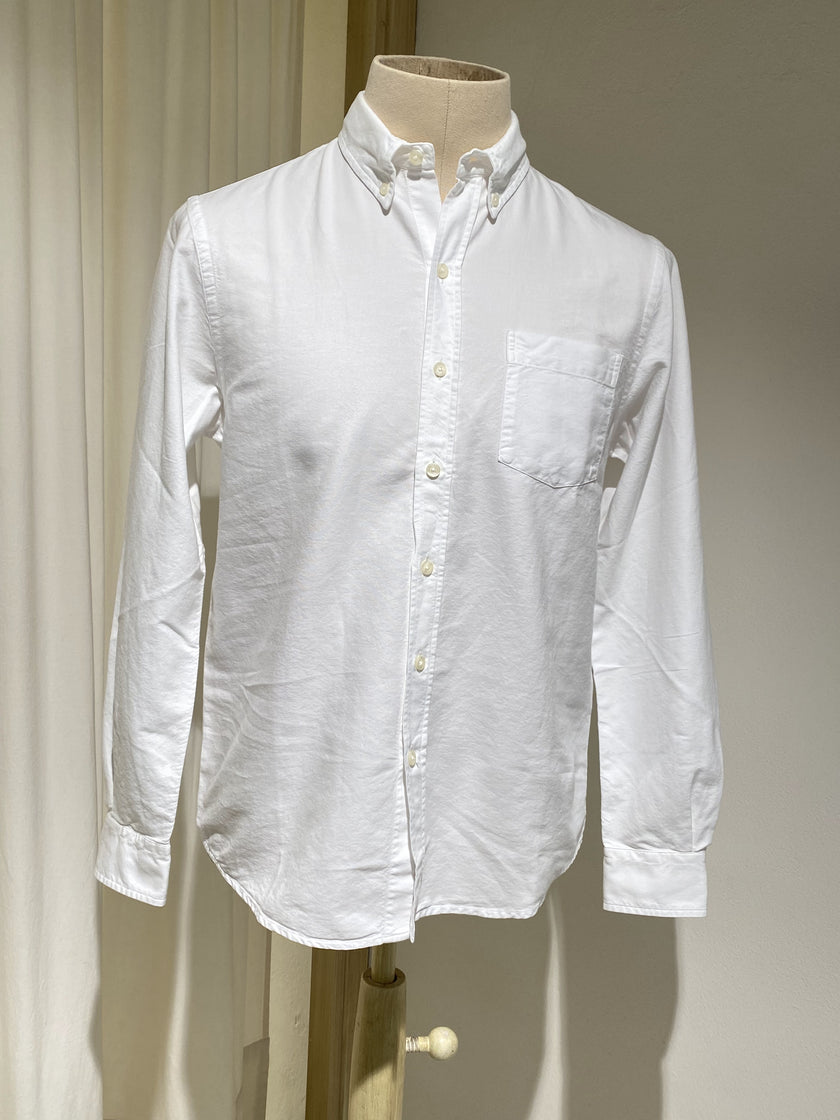 MEN'S BUTTON-DOWN SHIRT - COLORFUL STANDARD - ORGANIC COTTON - WHITE