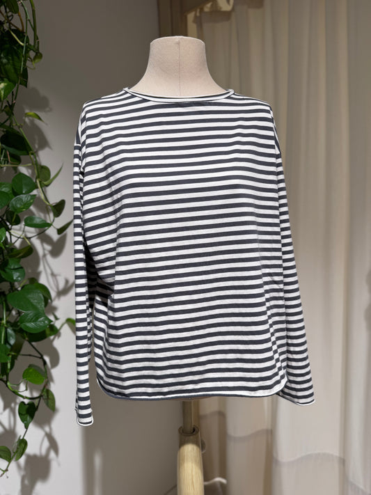 W Long Sleeve T-shirt - MAGLIA LOLA - LABO.ART - Striped