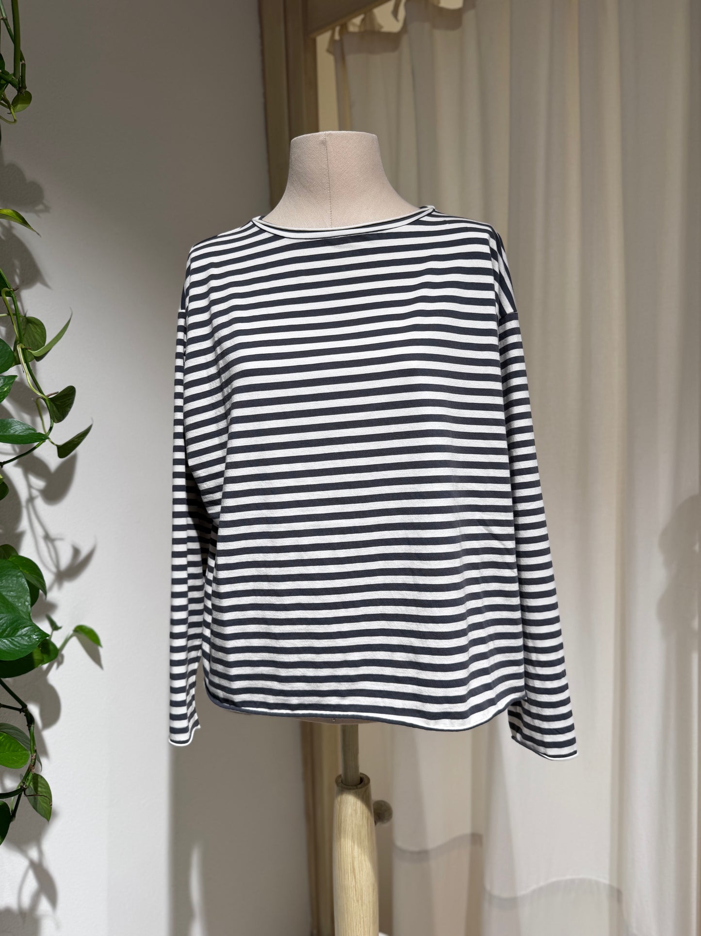 W Long Sleeve T-shirt - MAGLIA LOLA - LABO.ART - Striped