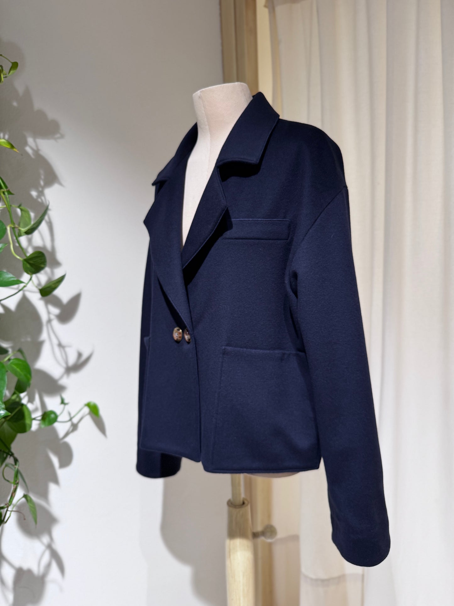 W - Caban - FORTE FORTE - Navy blu