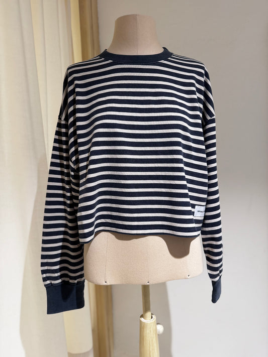 W Franto long-sleeve t-shirt - Bellrose - Off White & Navy