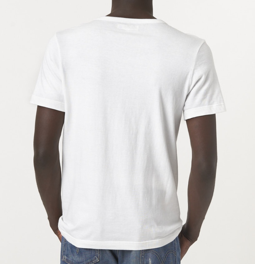 M 1950S MEN’S LOOPWHEELED T-SHIRT, 5,5OZ, CLASSIC FIT - WHITE