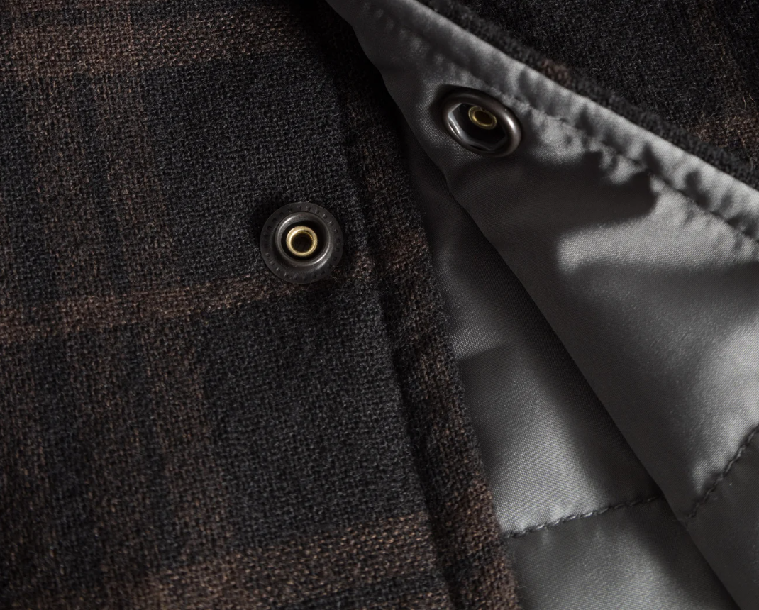 M Hjalmer Insulated Wool Check Overshirt - NORSE PROJECT -