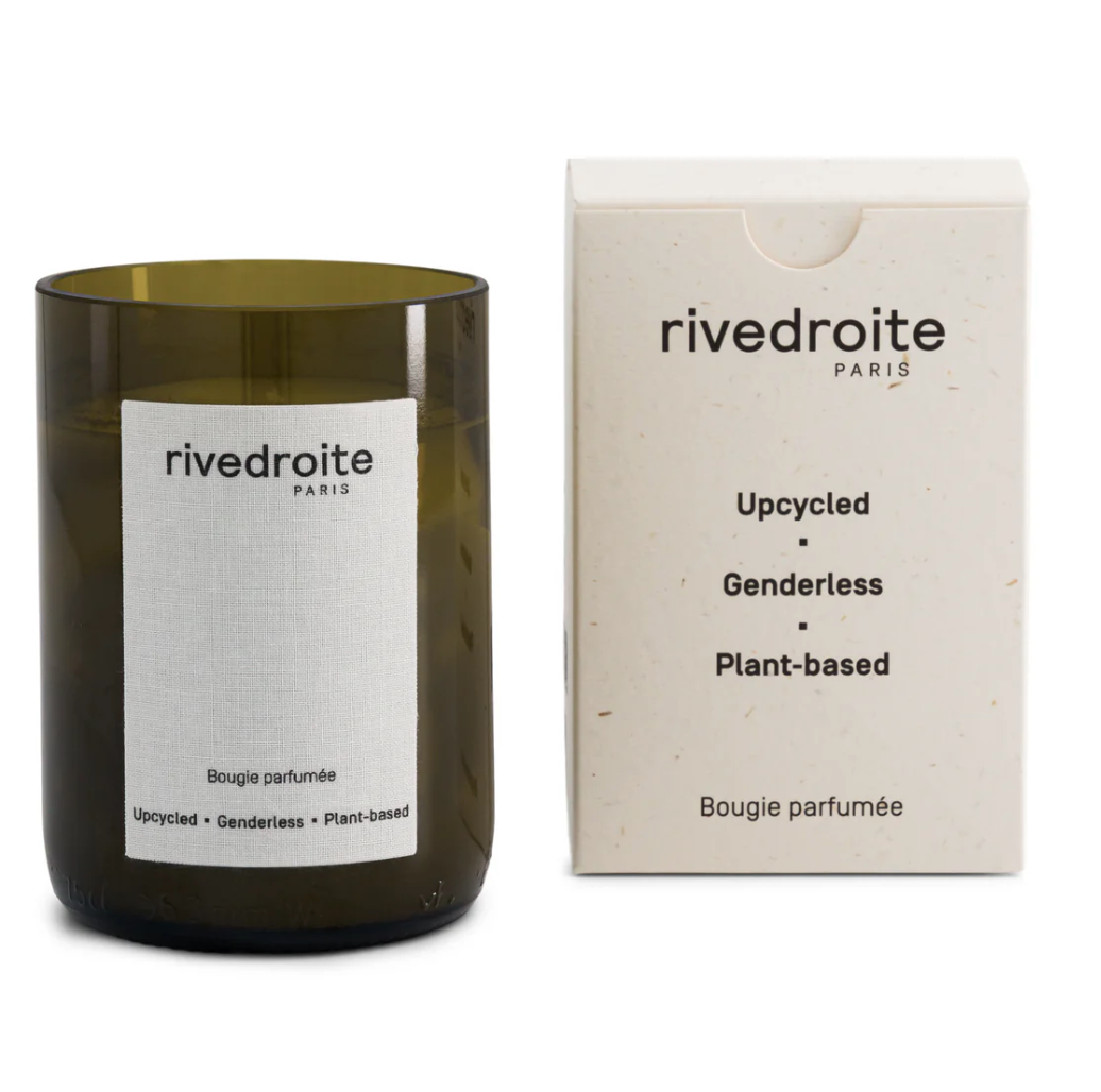 CANDLE - RIVE DROITE PARIS Scented Candle Ucycled, Genderless, Plant-based