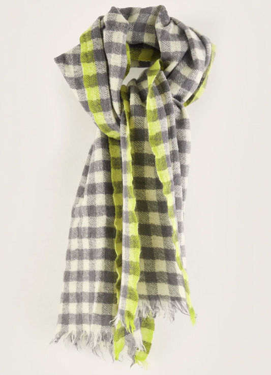 W Sidar weaved scarf - BELLEROSE - GREY