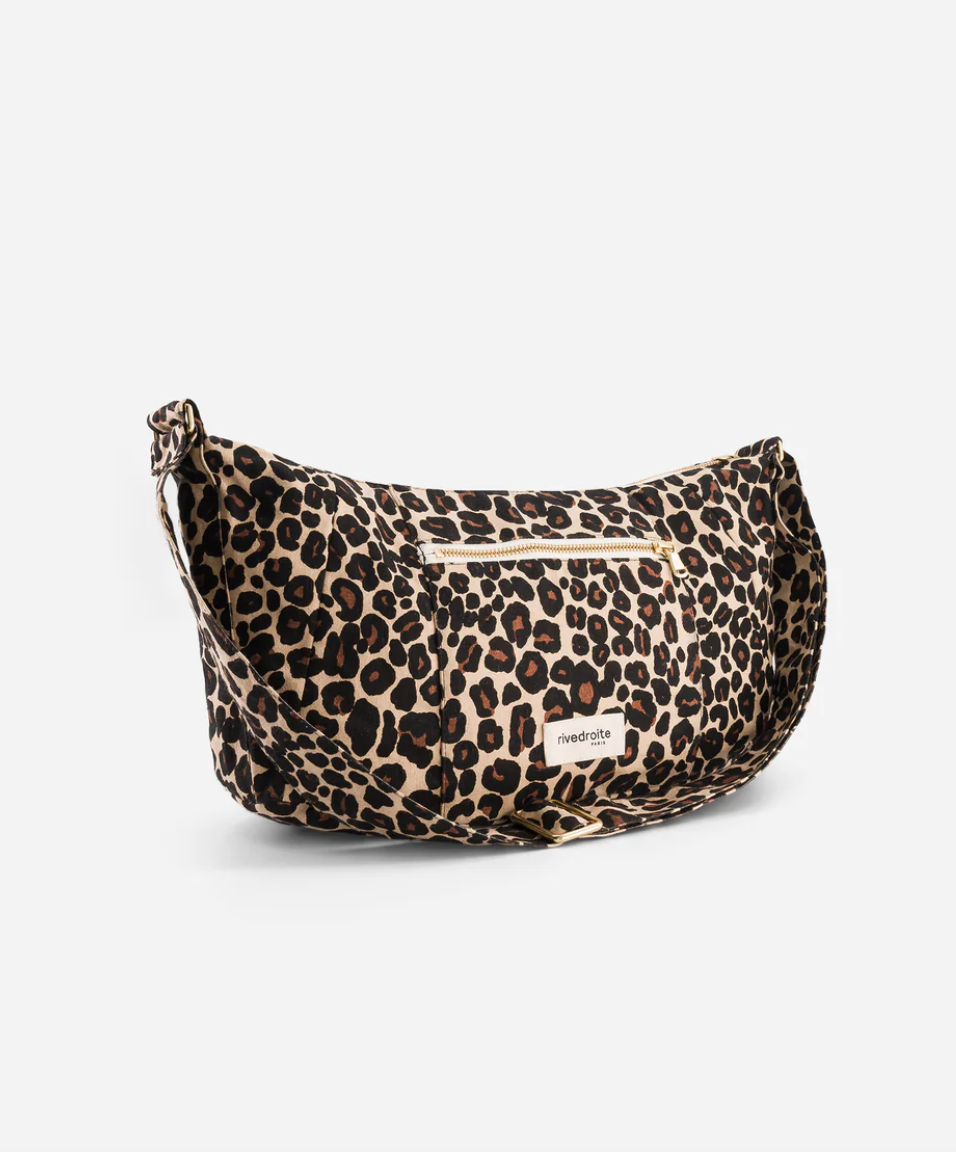 W MINI CHARLOT - RIVE DROITE PARIS - LEOPARD BEIGE SAND