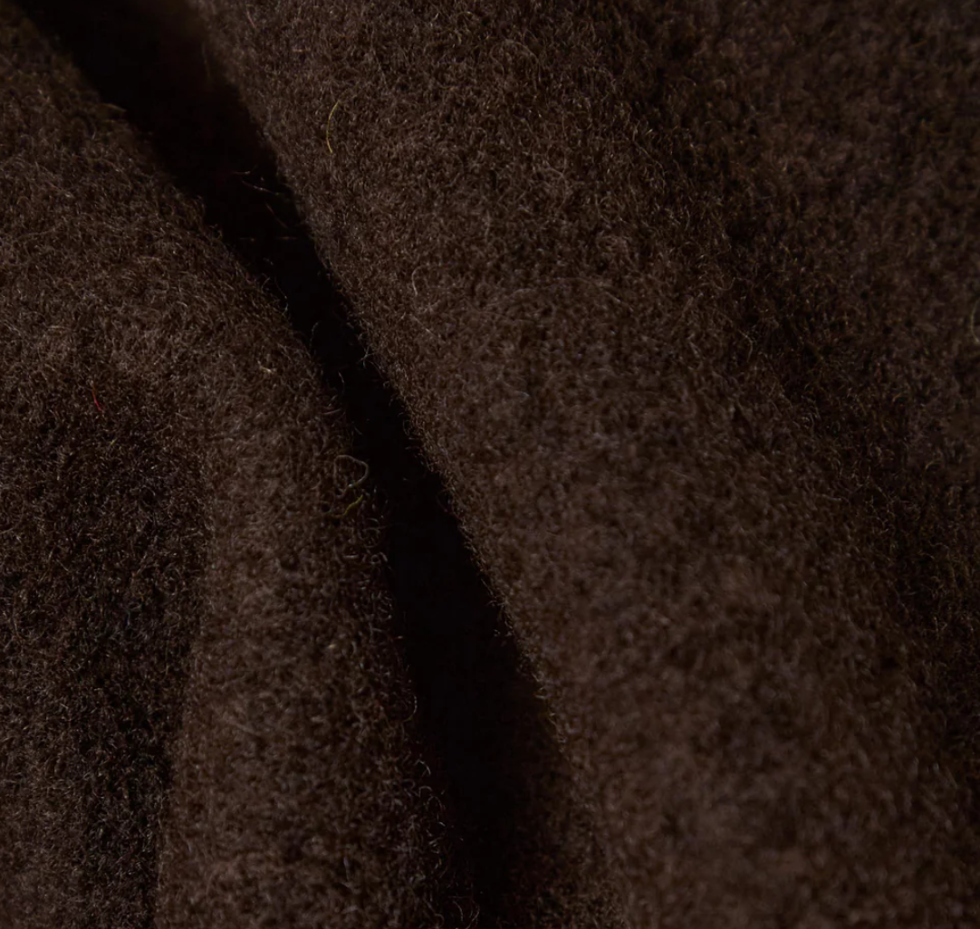 M Wool Fleece Field Jacket - UNIVERSAL WORKS - dark brown