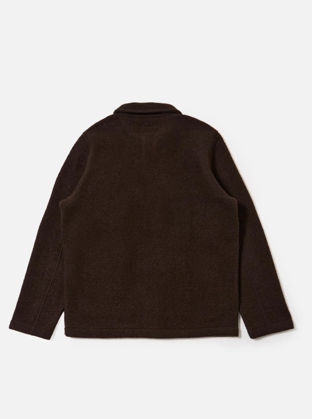 M Wool Fleece Field Jacket - UNIVERSAL WORKS - dark brown