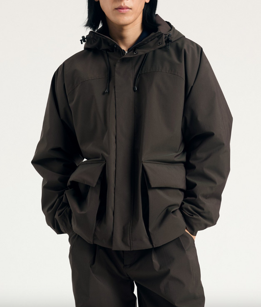 M Herluf Alpinix Smart Merino Jacket - NORSE PROJECTS - Seal Brown