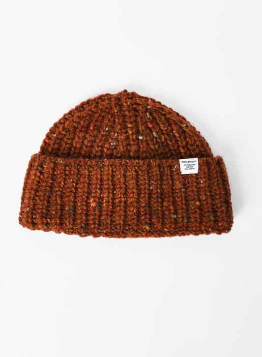 M DANIEL DONEGAL RIB BEANIE - NORSE PROJECTS - GINGER