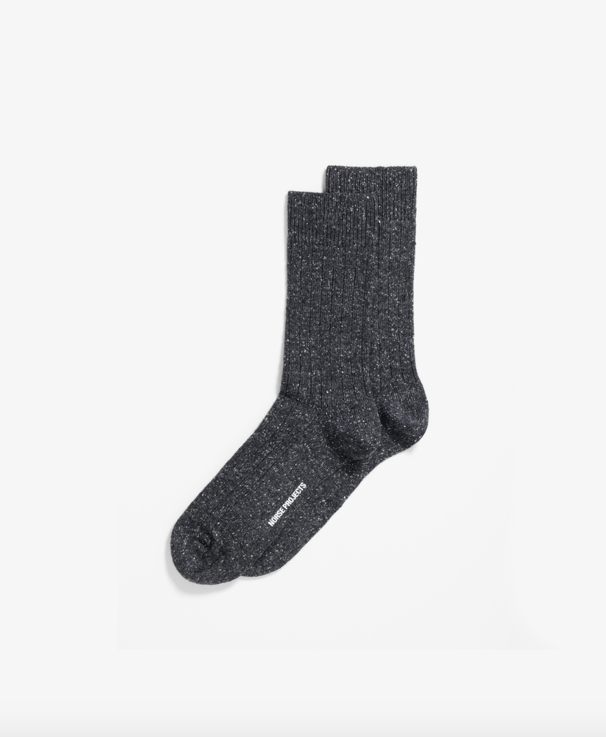 M Bjarki Neps Wool Rib Sock NORSE PROJECTS