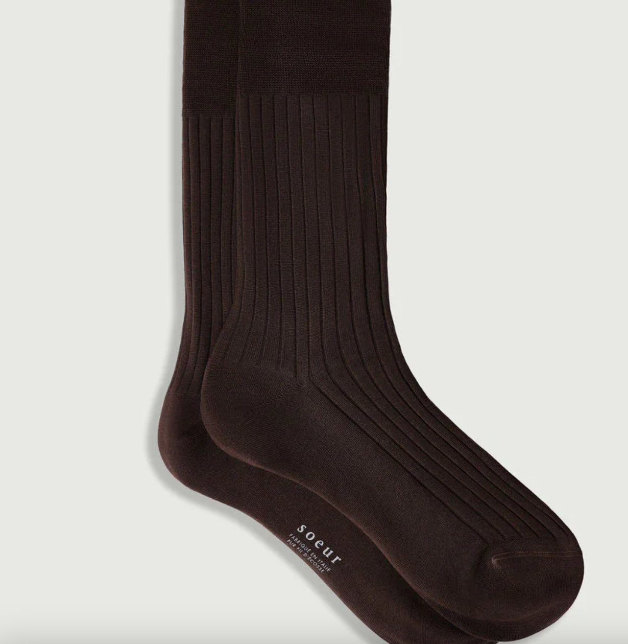 W Walk Socks - SOEUR - Brown
