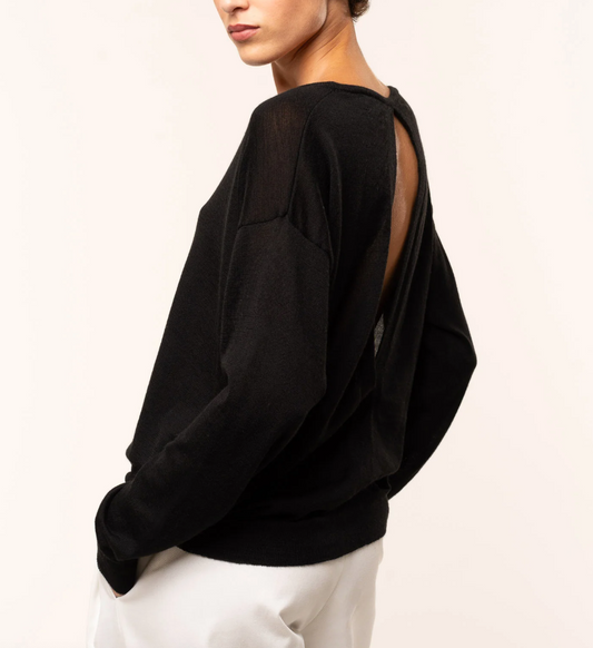 W AMALFI KNIT - PHIILI - Black