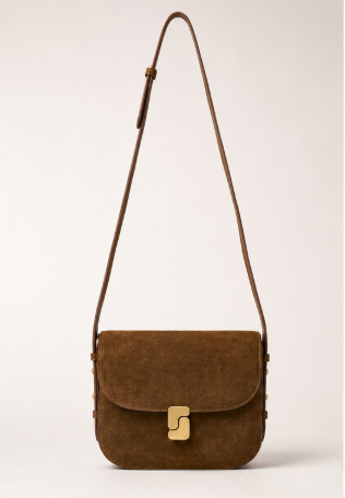 BORSA BELLISSIMA MINI  IN CROSTA DI PELLE - SOEUR