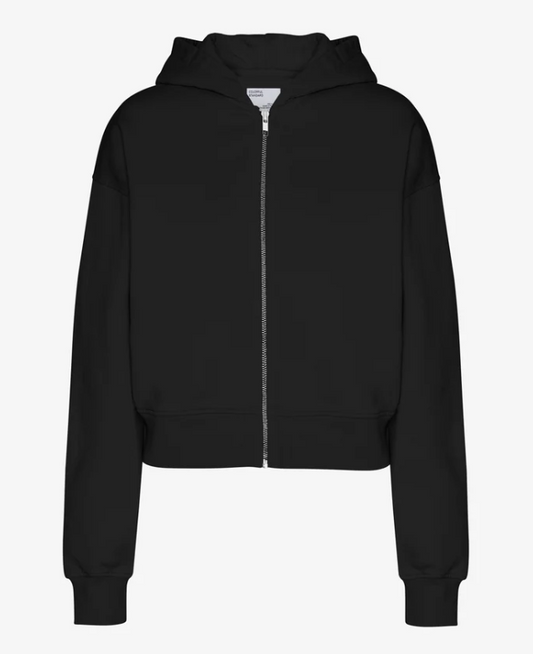 ORGANIC CROP ZIP HOOD - COLORFUL STANDARD